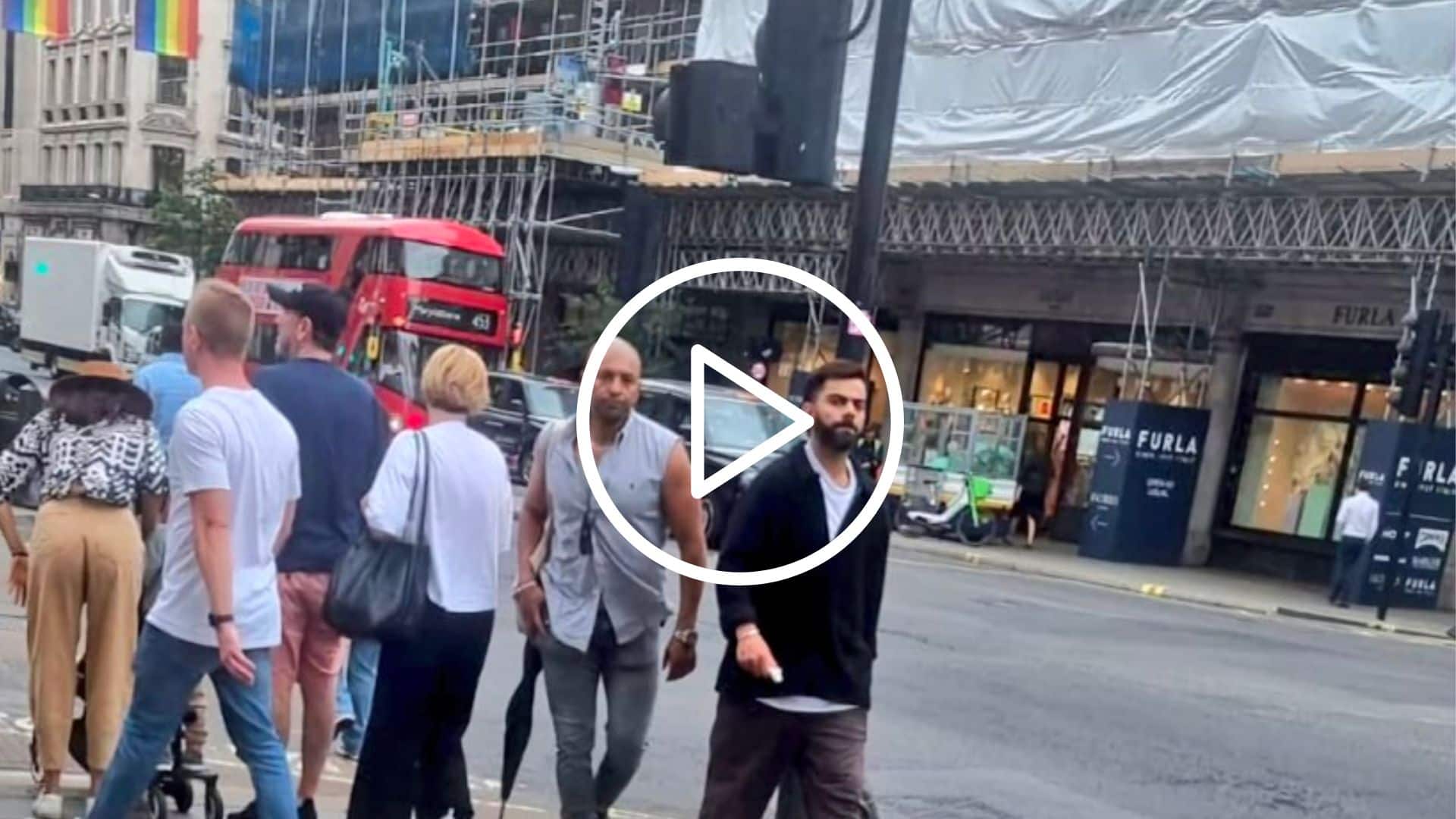 Virat Kohli's Casual Stroll on London Streets Sparks Internet before West Indies Tour